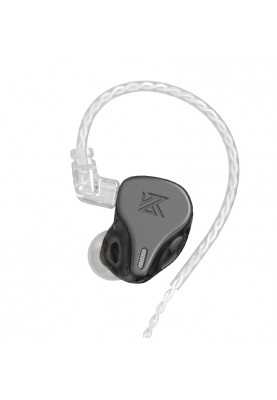 Динамічні навушники KZ DQ6 із 3 випромінювачами (Чорний)