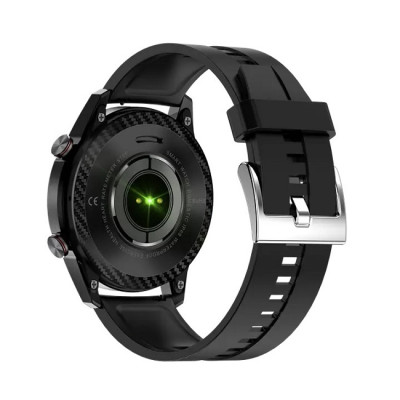 Розумний годинник Lemfo TK28 Silicone з вбудованим мікрофоном (Midnight Black)