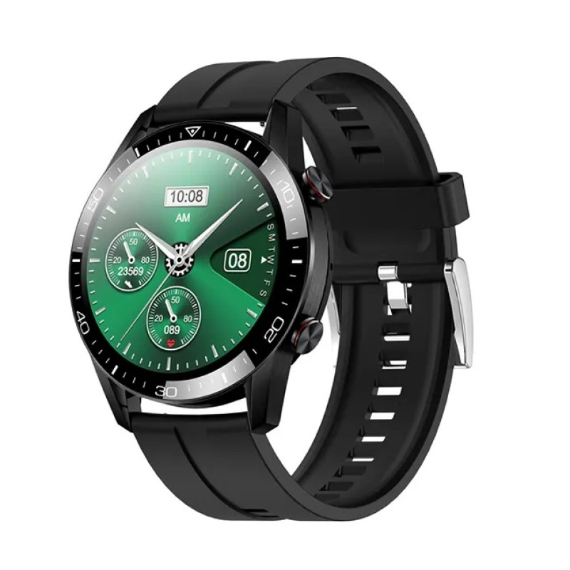 Розумний годинник Lemfo TK28 Silicone з вбудованим мікрофоном (Midnight Black)
