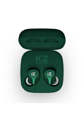 Бездротові Bluetooth навушники KZ Z1 з кейсом для зарядки (Зелений)