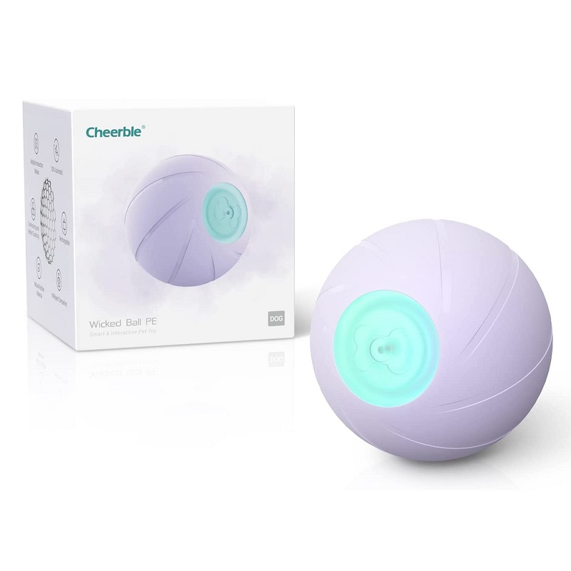 Інтерактивний м’ячик для собак Cheerble Wicked Ball PE C0722 (Фіолетовий)