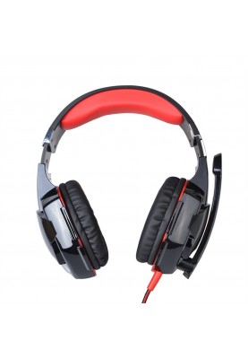 Геймерські навушники Kotion Each G2000 Pro Gaming з підсвіткою (Чорно-червоний)