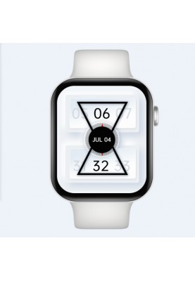 Розумний смарт годинник IWO FK78 з вимірюванням тиску та сатурації крові (Білий)