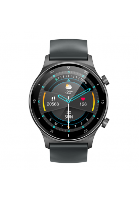 Розумний годинник Jiks Watch PRO з вимірюванням тиску (Чорний)