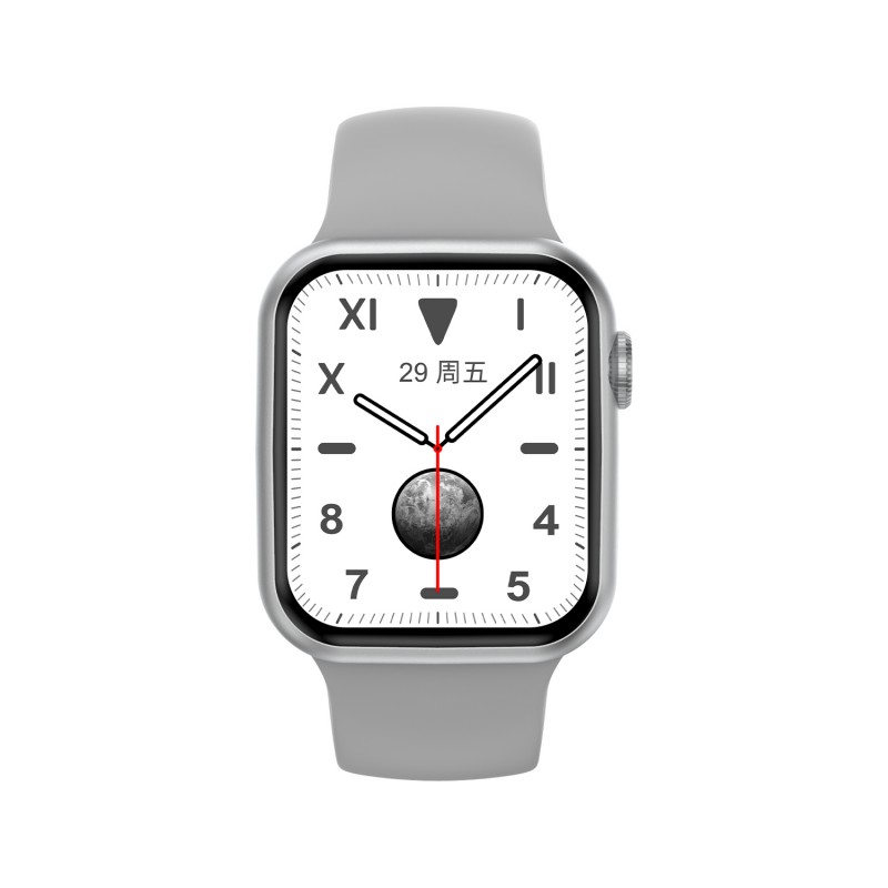 Розумний годинник NO.1 DT100 Pro Silicone з вимірюванням пульсу (Сірий)