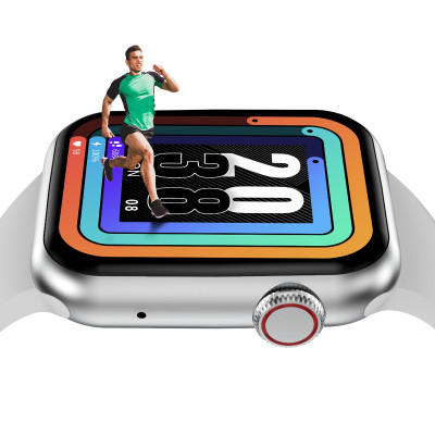 Розумний годинник NO.1 DT100 Pro Silicone з вимірюванням пульсу (Сірий)