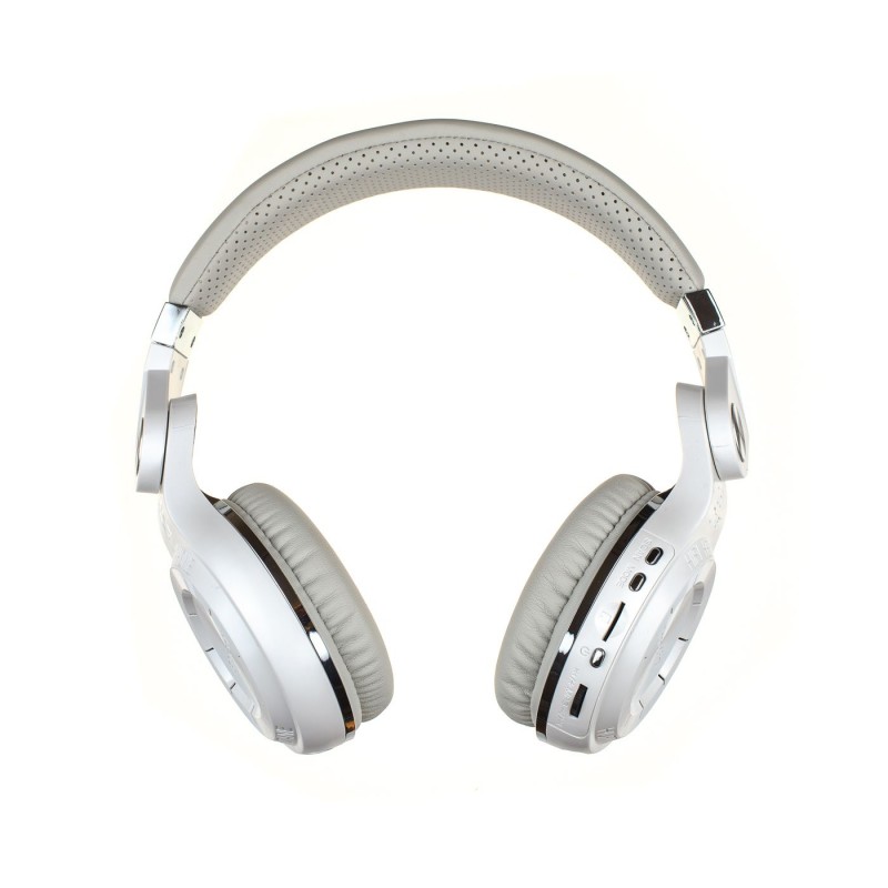 Бездротові Bluetooth навушники Bluedio T2 Plus з вбудованим радіо (Білий)