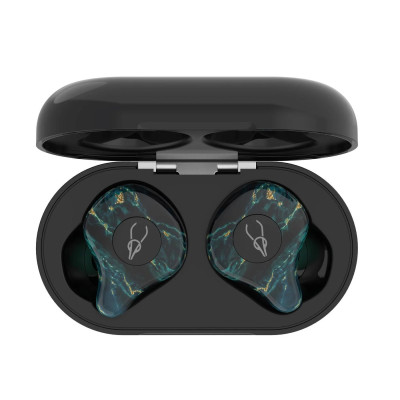 Бездротові Bluetooth навушники Sabbat E12 Ultra Dream Stone c підтримкою aptX (Чорно-зелений)