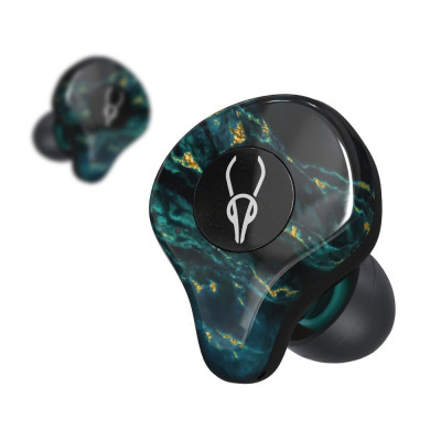 Бездротові Bluetooth навушники Sabbat E12 Ultra Dream Stone c підтримкою aptX (Чорно-зелений)