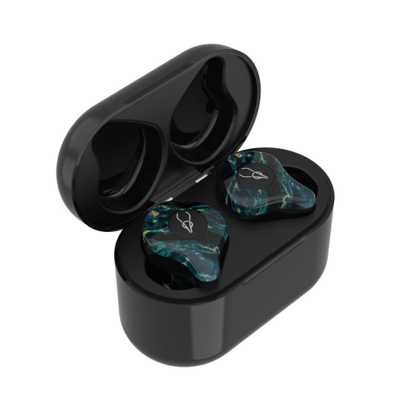 Бездротові Bluetooth навушники Sabbat E12 Ultra Dream Stone c підтримкою aptX (Чорно-зелений)