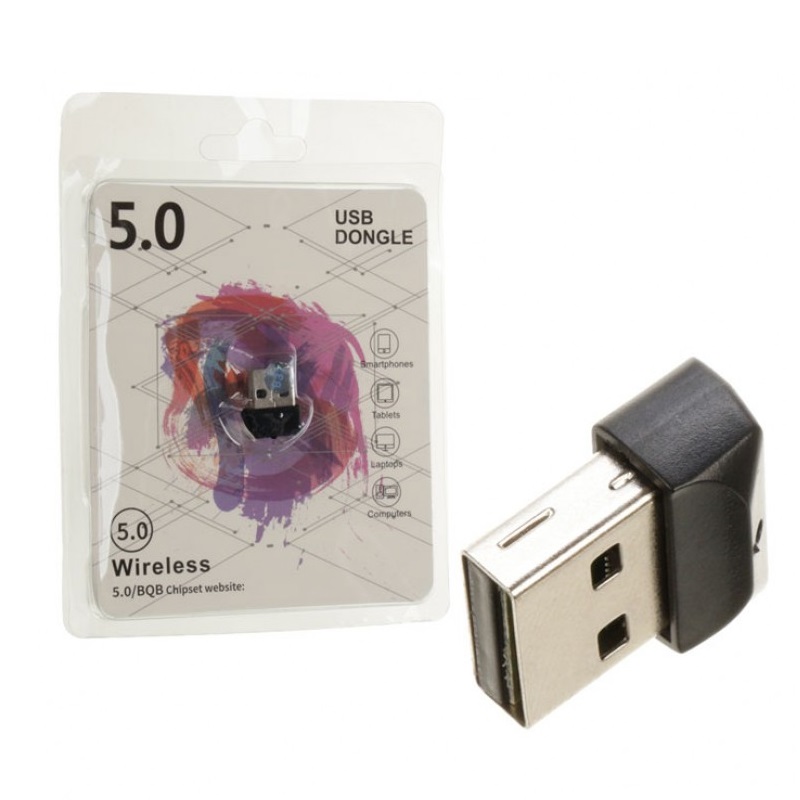 USB Bluetooth-адаптер 5.0 BT840 (Чорний)