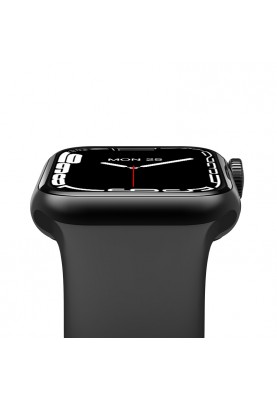 Розумний годинник Lemfo M7 Plus c бездротовою зарядкою та Bluetooth-дзвінками (Чорний)