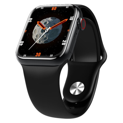 Розумний годинник Lemfo M7 Plus c бездротовою зарядкою та Bluetooth-дзвінками (Чорний)