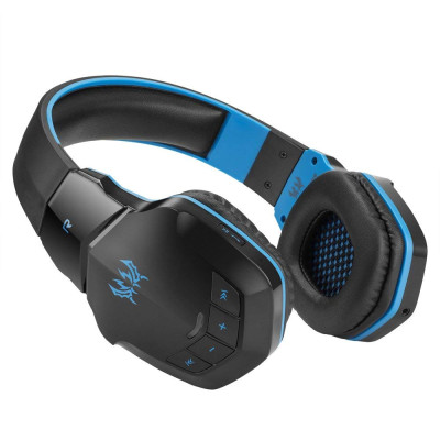 Бездротові Bluetooth навушники Kotion Each B3505 з автономністю до 10 годин (Чорно-синій)