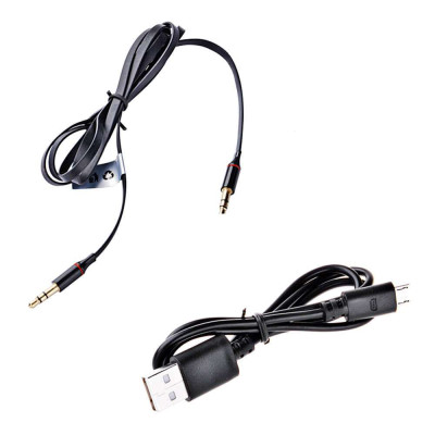 Бездротові Bluetooth навушники Kotion Each B3505 з автономністю до 10 годин (Чорно-синій)