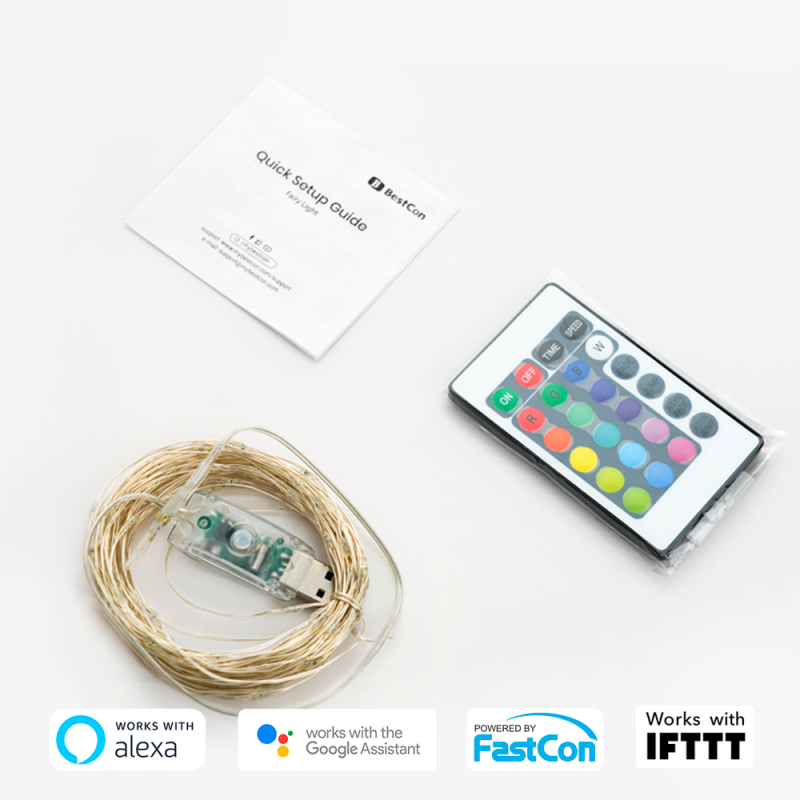 Гірлянда світлодіодна BroadLink Fairy Light 100led, 10 метрів (Білий)