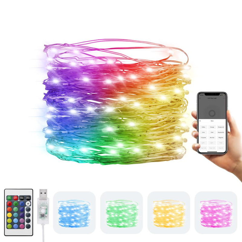 Гірлянда світлодіодна BroadLink Fairy Light 100led, 10 метрів (Білий)