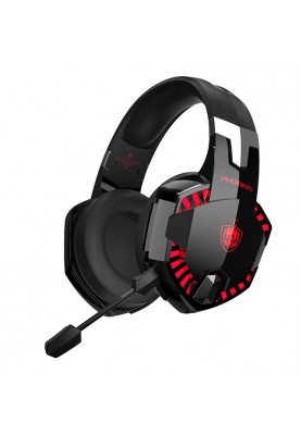 Бездротові геймерські навушники Kotion Each G2000BT Pro з підтримкою об'ємного звуку 7.1 (Чорно-червоний)
