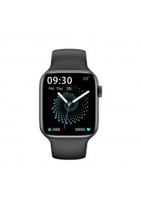 Розумний годинник Lemfo X22 PRO з бездротовою зарядкою (Чорний)