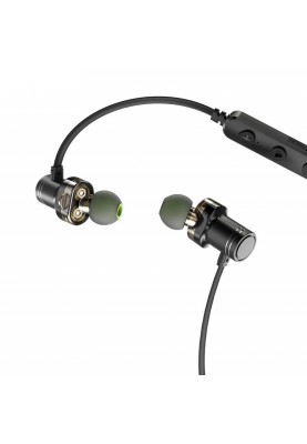 Бездротові Bluetooth навушники Awei X670BL з подвійними динаміками (Чорний)
