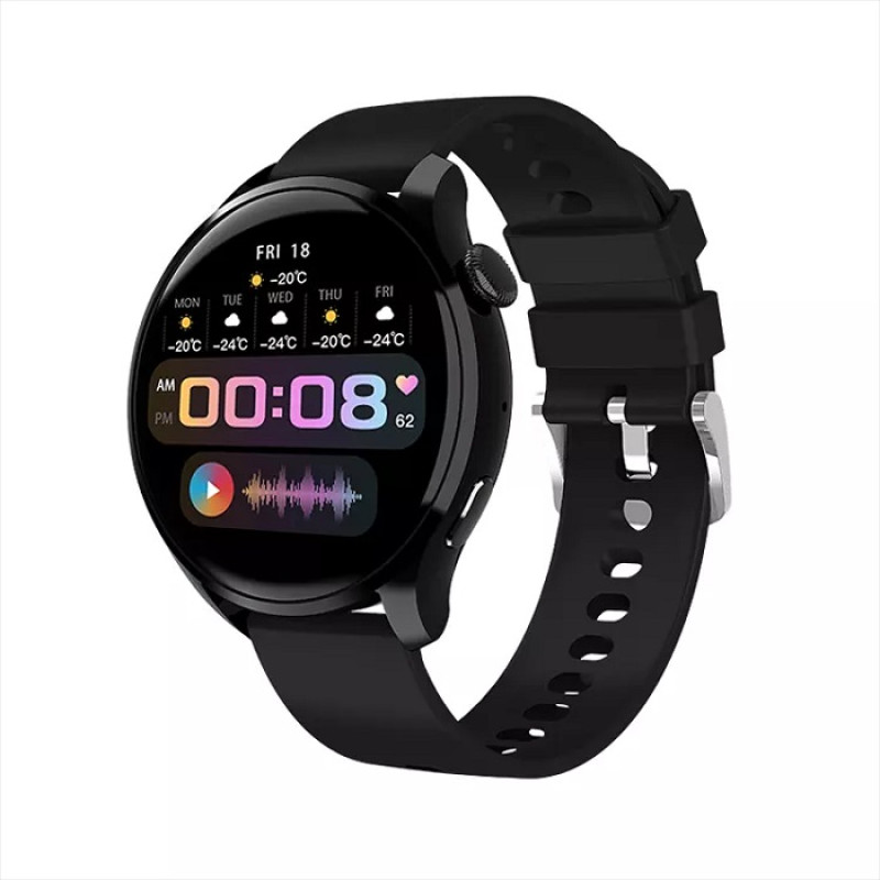 Розумний годинник Lemfo HW66 з AMOLED дисплеєм (Чорний)