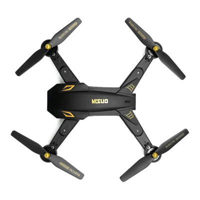 Квадрокоптер Visuo XS809S з камерою 2MP wide angle (Чорний)