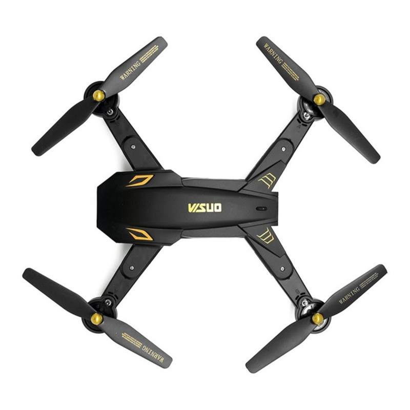 Квадрокоптер Visuo XS809S з камерою 2MP wide angle (Чорний)