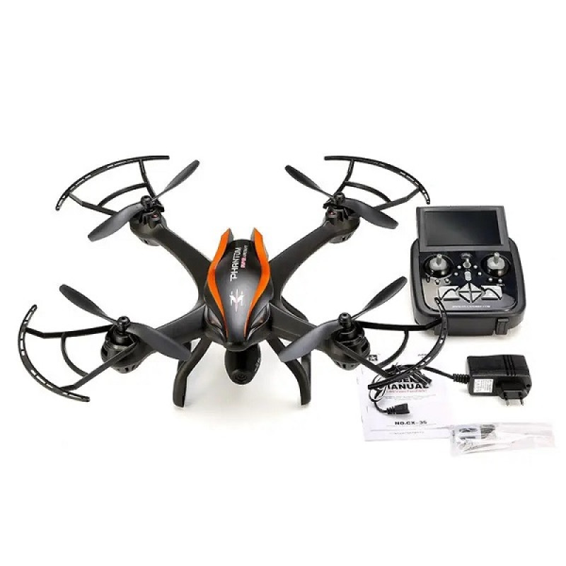 Квадрокоптер Cheerson CX-35 з FPV камерою (Чорний)