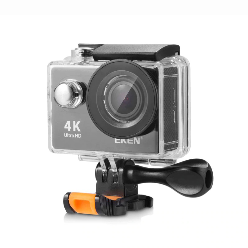 Action камера Eken H9R V2.0 4K з набором кріплень та аквабоксом (Чорний)