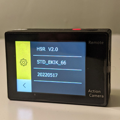 Action камера Eken H9R V2.0 4K з набором кріплень та аквабоксом (Чорний)