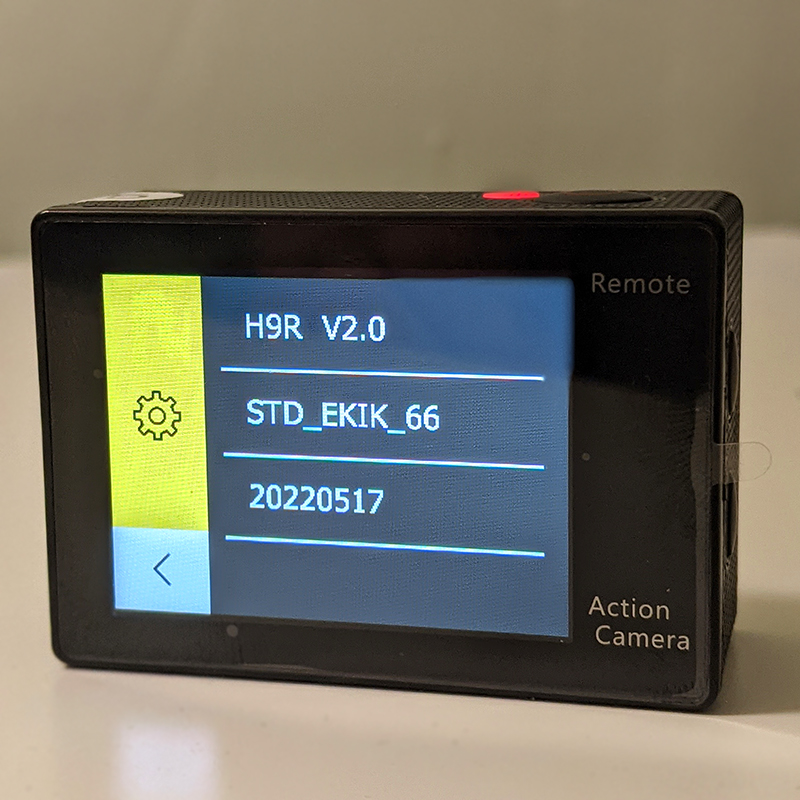Action камера Eken H9R V2.0 4K з набором кріплень та аквабоксом (Чорний)