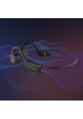 Водонепроникні Bluetooth навушники GZSQ BCH-17 з кістковою провідністю (Чорний)