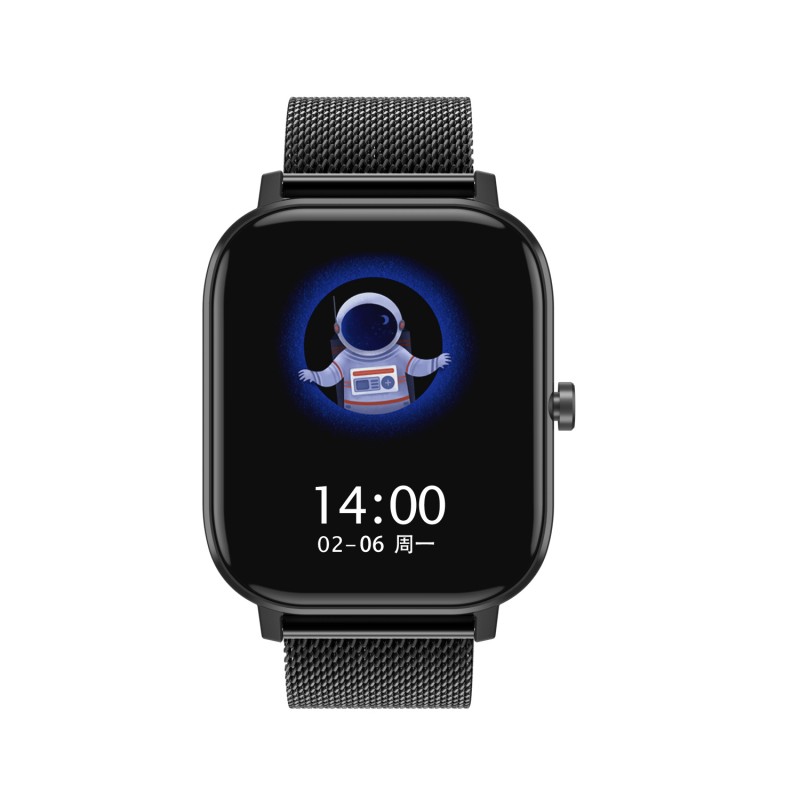 Розумний годинник NO.1 DT35 Plus Metal з підтримкою вимірювання тиску (Чорний)