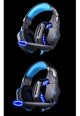 Геймерські навушники Kotion Each G2200 з вібрацією (Чорно-синій)