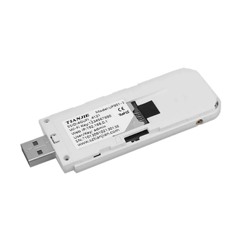 3G/4G USB модем Tianjie UF901-3 з антеною 3dbi (Білий)