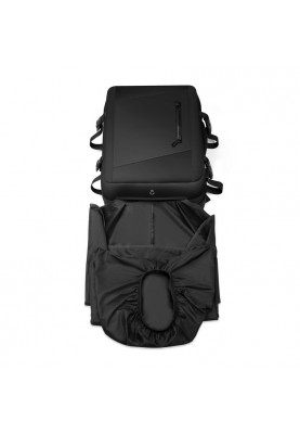 Міський рюкзак Mark Ryden MR9299YY Rain з накидкою від дощу (Чорний)