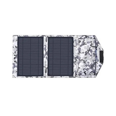 Складаний сонячний зарядний пристрій Solar panel 14W 2xUSB виходу (Чорний)