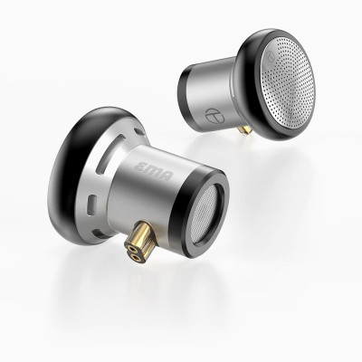 Навушники вкладиші TRN EMA з 14.2мм динамічним випромінювачем (Сірий)