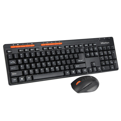 Комплект Meetion MT-4100 бездротова клавіатура та миша 2.4Gz (Чорний)