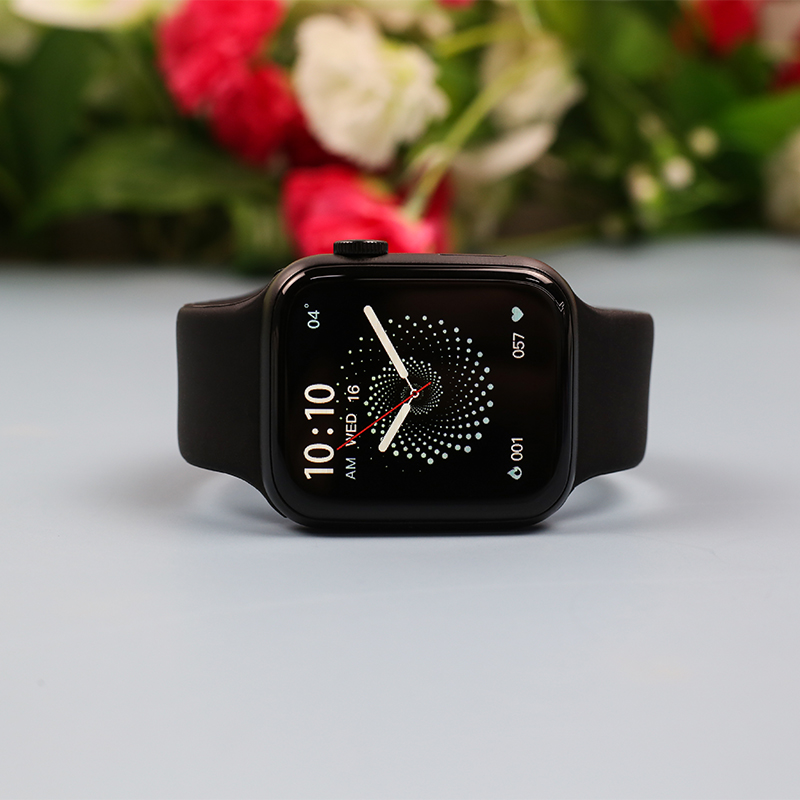 Розумний годинник Lemfo HW16 Silicone з вимірюванням тиску та кисню в крові (Чорний)