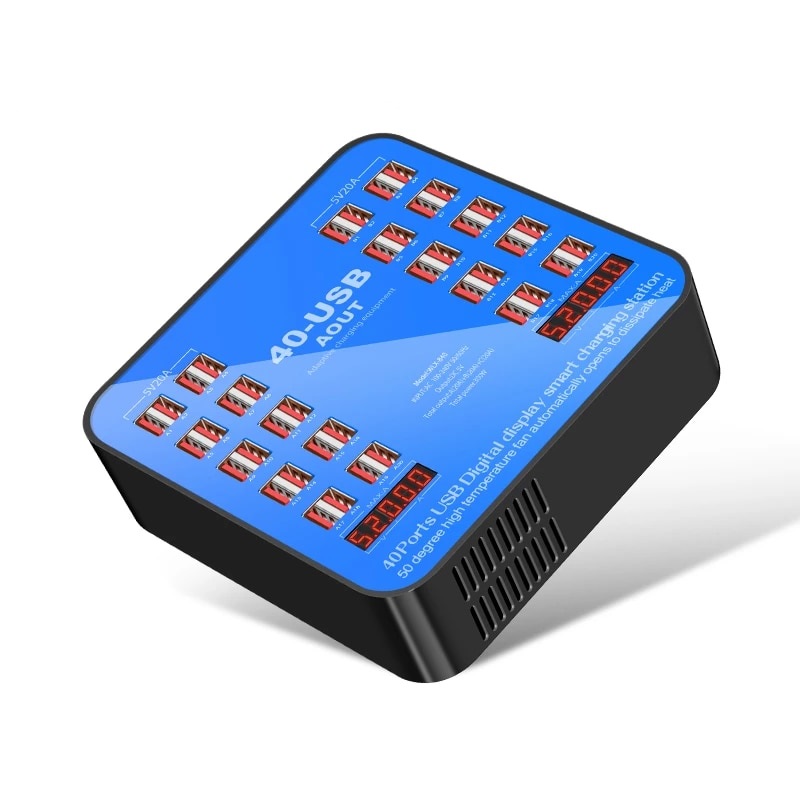 Зарядна станція Acasis WLX-840 на 40 портів (Синій)