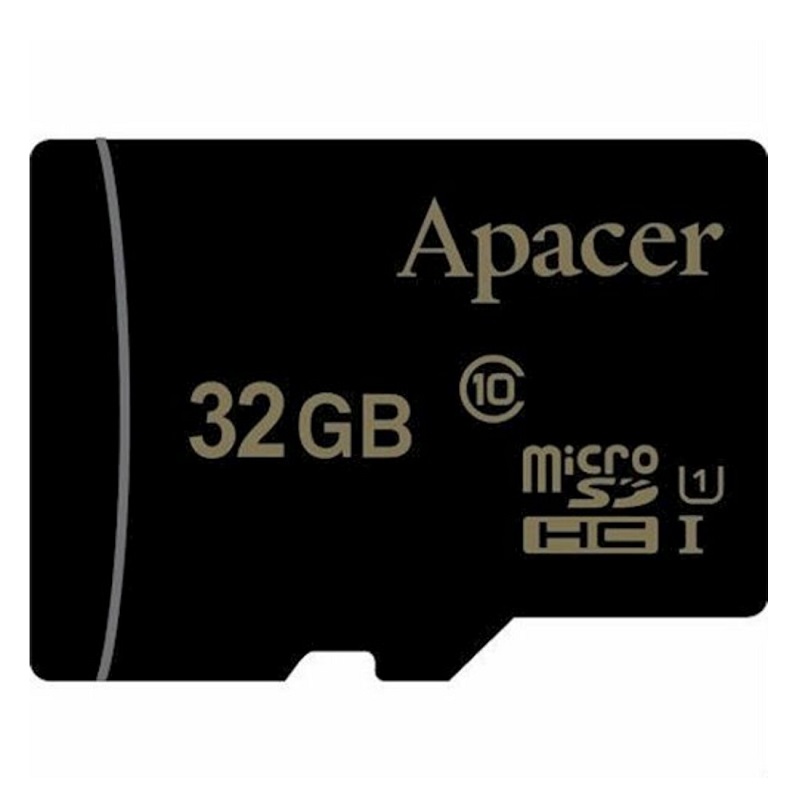 Карта пам'яті Apacer MicroSDHC 32GB CLASS 10 UHS-I (Чорний)