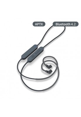 Bluetooth-адаптер KZ Bluetooth APTX cable upgrade Wire (C pin) (Чорний)