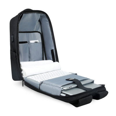 Рюкзак для ноутбука 15.6 дюймів Mark Ryden Rock MR9405YY з кодовим замком TSA та USB портом (Чорний)