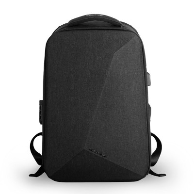 Рюкзак для ноутбука 15.6 дюймів Mark Ryden Rock MR9405YY з кодовим замком TSA та USB портом (Чорний)