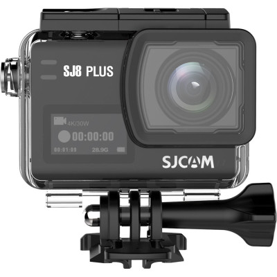 Action камера SJCAM SJ8 Plus з роздільною здатністю Native 4K і повною комплектацією (Чорний)