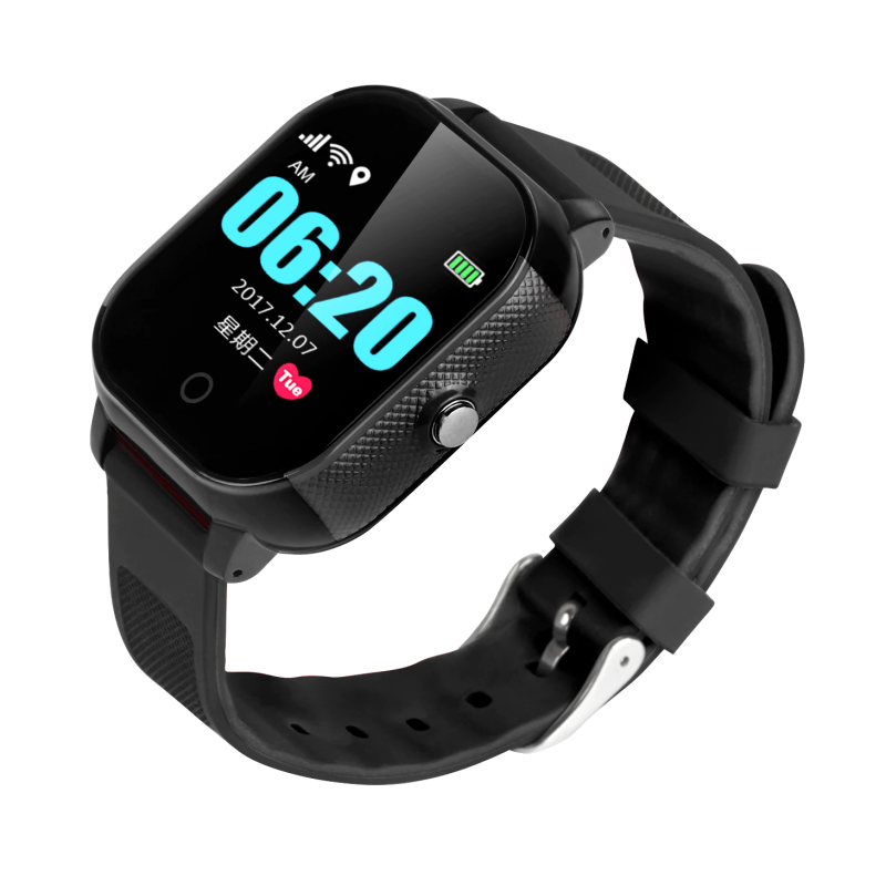 Дитячий смарт-годинник Lemfo DF50 Ellipse Aqua з GPS трекером (Чорний)