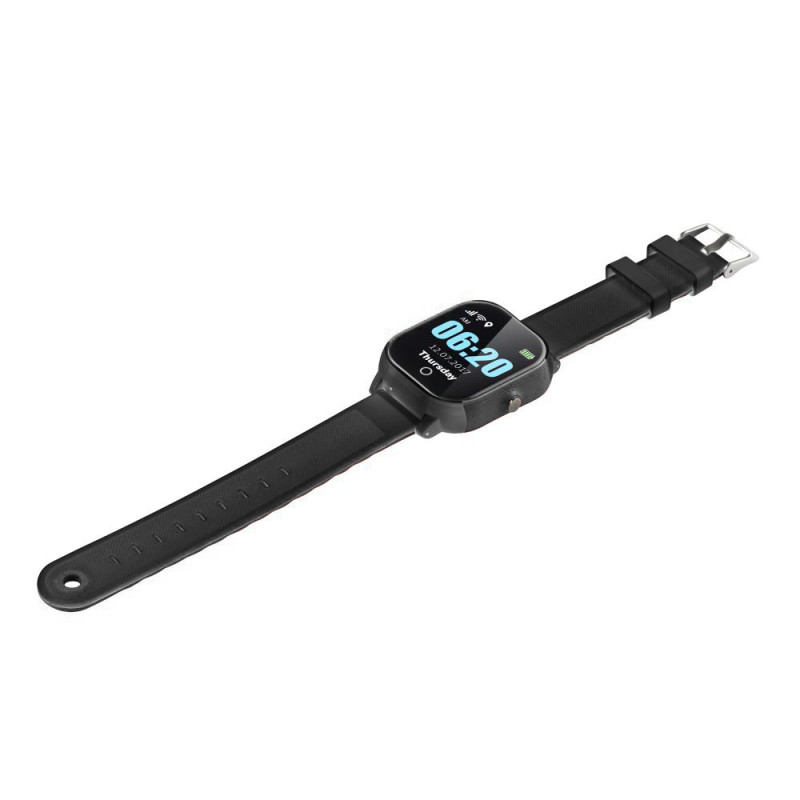 Дитячий смарт-годинник Lemfo DF50 Ellipse Aqua з GPS трекером (Чорний)