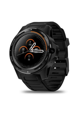Розумний годинник Zeblaze Thor 5 на Android 7.1.1 з 4G і подвійним процесором (Чорний)