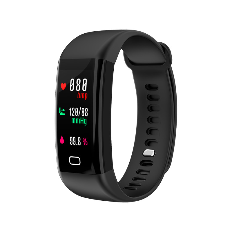 Розумний фітнес браслет Lemfo F07 Health з вимірюванням температури (Чорний)